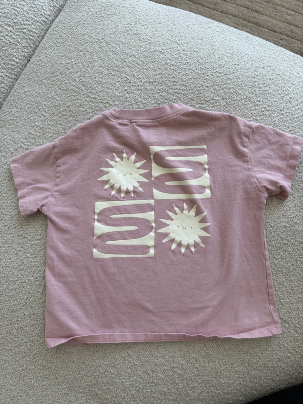 next Mauve Pink Short Sleeve Tee with White Sun Patch - Picture 5 of 8
